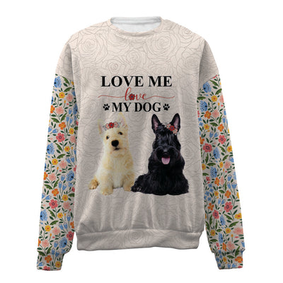 Scottish Terrier-Love My Dog-Premium Sweater