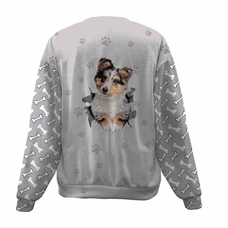 Shetland Sheepdog -Paw And Pond-Premium Sweater