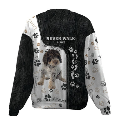 Lagotto Romagnolo-Never Walk Alone-Premium Sweater