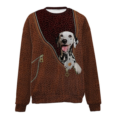 DALMATIAN-Zip-Premium Sweater