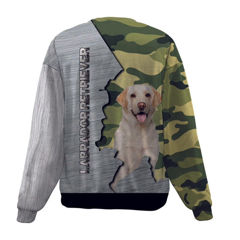 Labrador Retriever 2-Camo-Premium Sweater