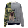 Pug 2-Camo-Premium Sweater