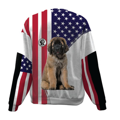 Leonberger-USA Flag-Premium Sweater