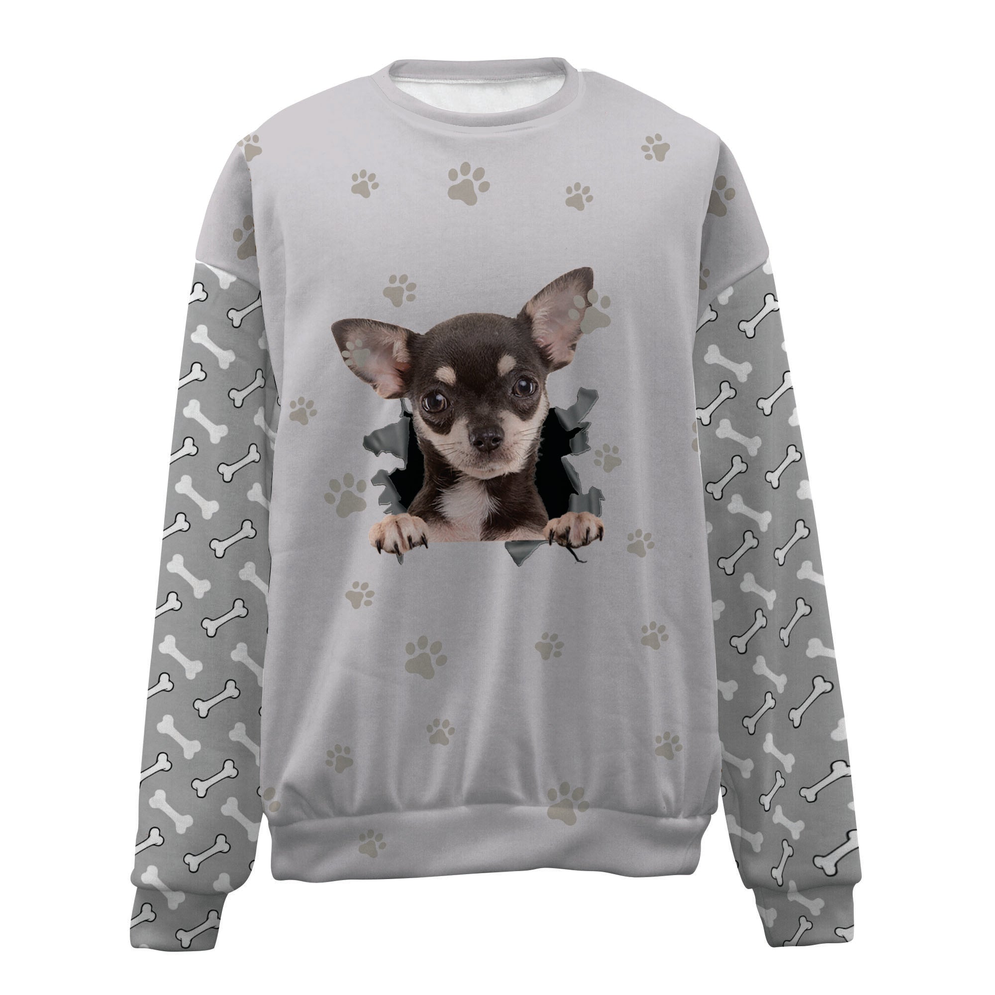 Chihuahua-Paw And Pond-Premium Sweater