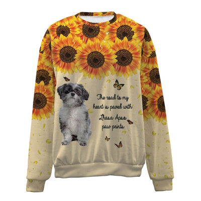 Lhasa Apso-Flower-Premium Sweater