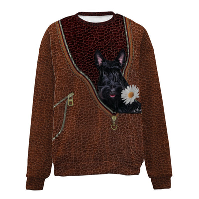 SCOTTISH TERRIER-Zip-Premium Sweater