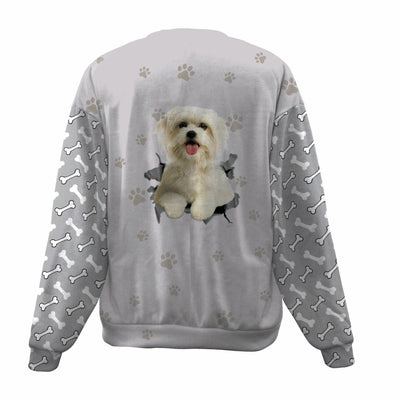 Maltese-Paw And Pond-Premium Sweater