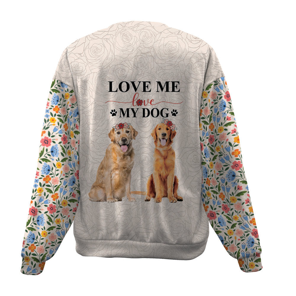 Golden Retriever-Love My Dog-Premium Sweater