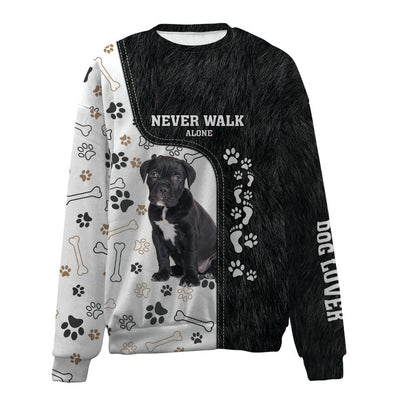 Cane Corso-Never Walk Alone-Premium Sweater