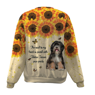 Tibetan Terrier-Flower-Premium Sweater