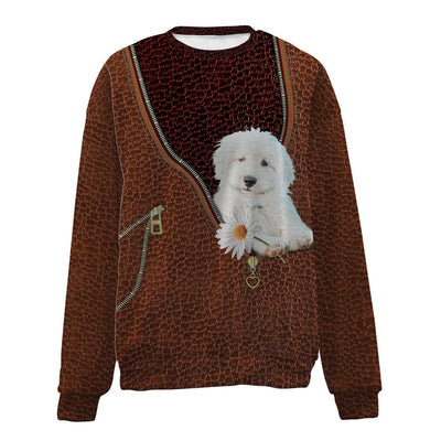 OLD ENGLISH SHEEPDOG-Zip-Premium Sweater