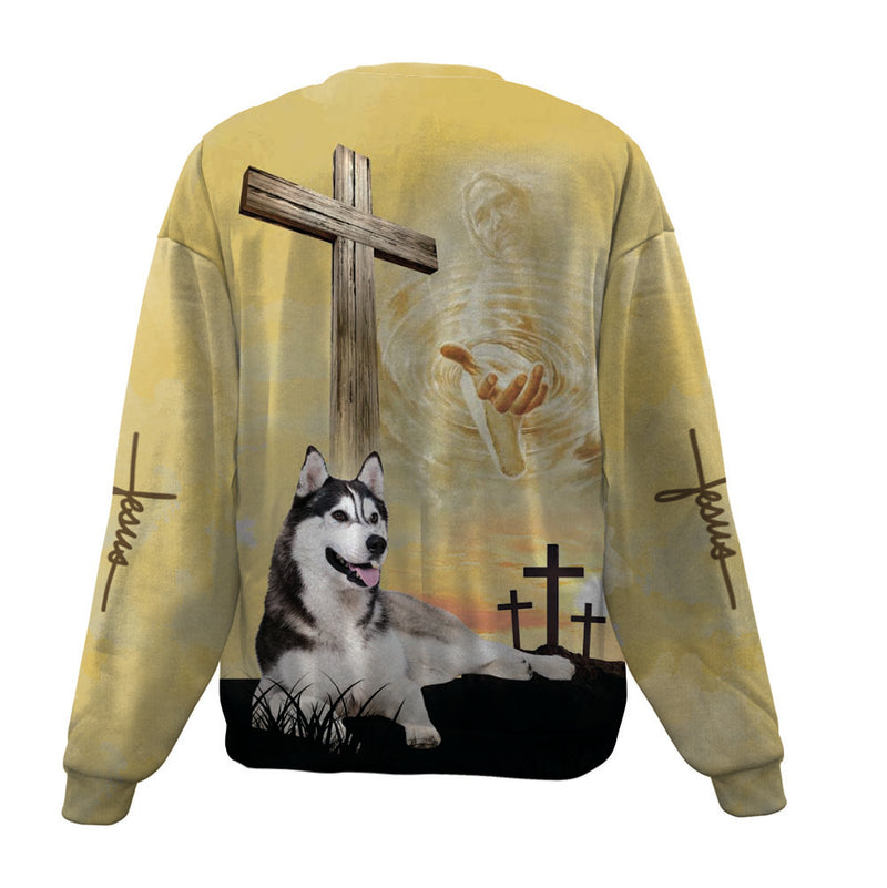 Husky-Jesus-Premium Sweater