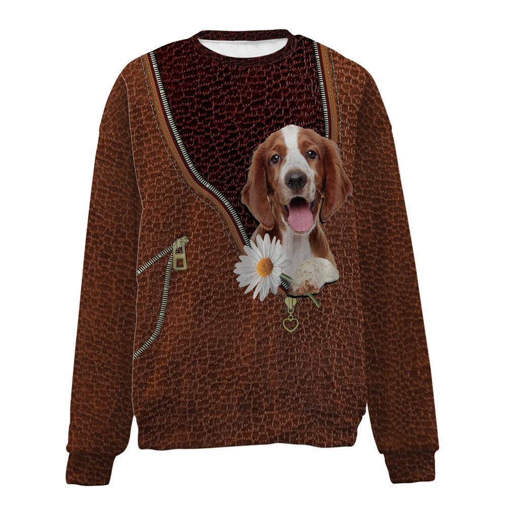 WELSH SPRINGER SPANIEL-Zip-Premium Sweater
