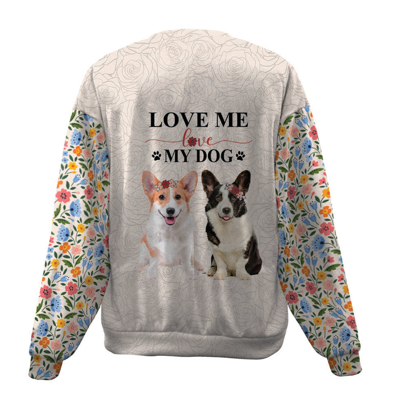 Welsh Corgi-Love My Dog-Premium Sweater