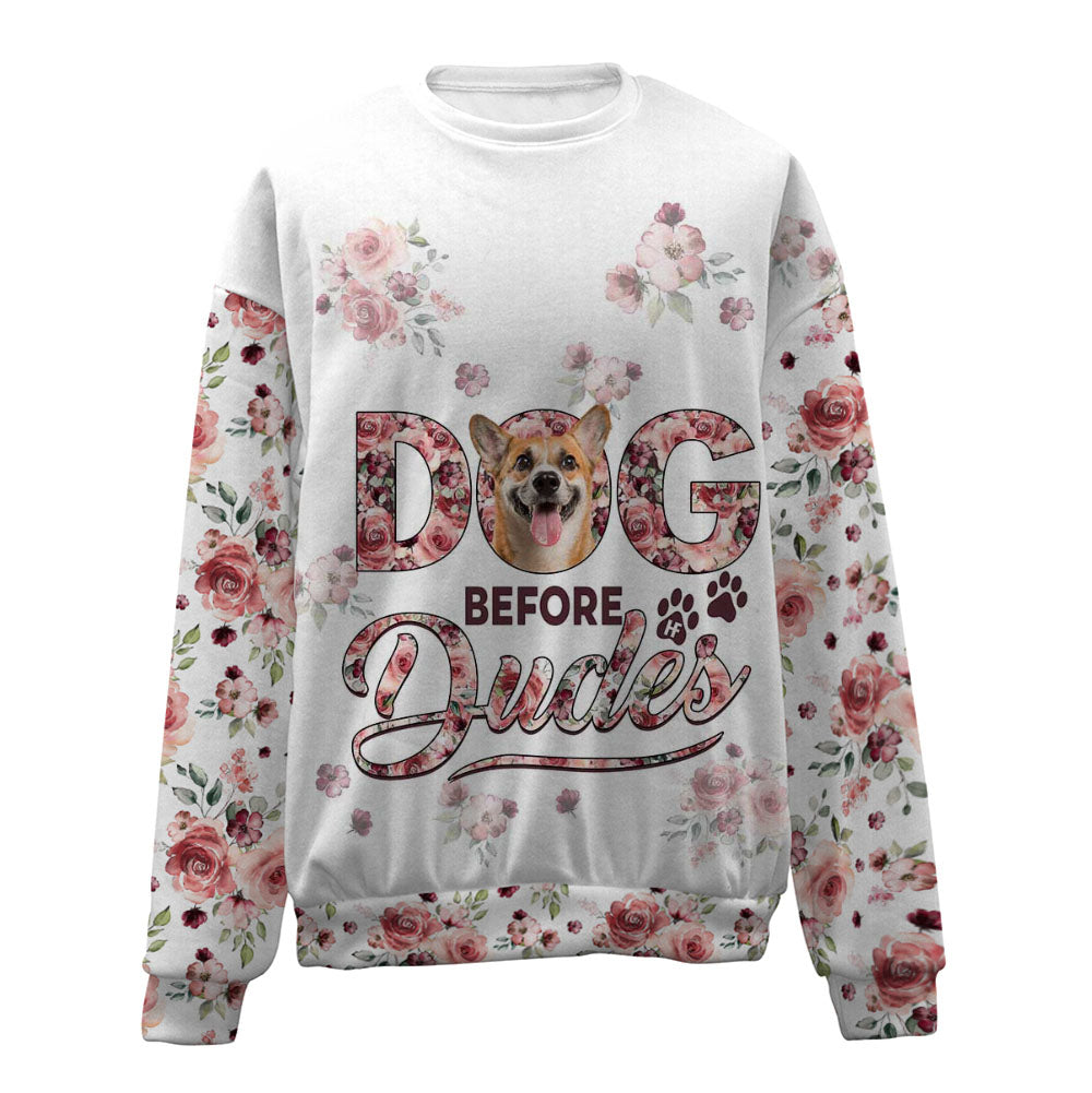 Corgi-Before Dudes-Premium Sweater