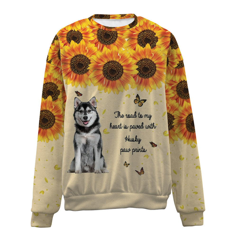 Husky-Flower-Premium Sweater