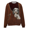 BEARDED COLLIE-Zip-Premium Sweater