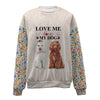 Poodle-Love My Dog-Premium Sweater