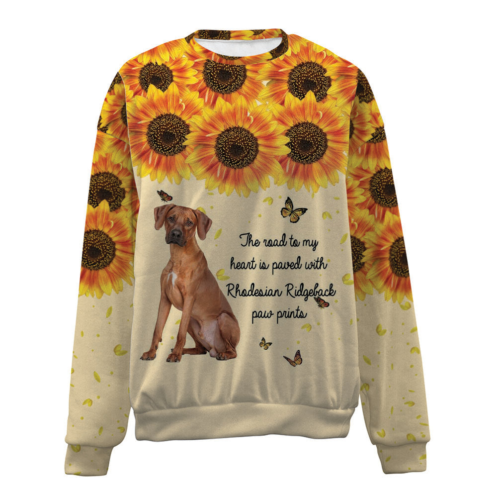 Rhodesian Ridgeback-Flower-Premium Sweater