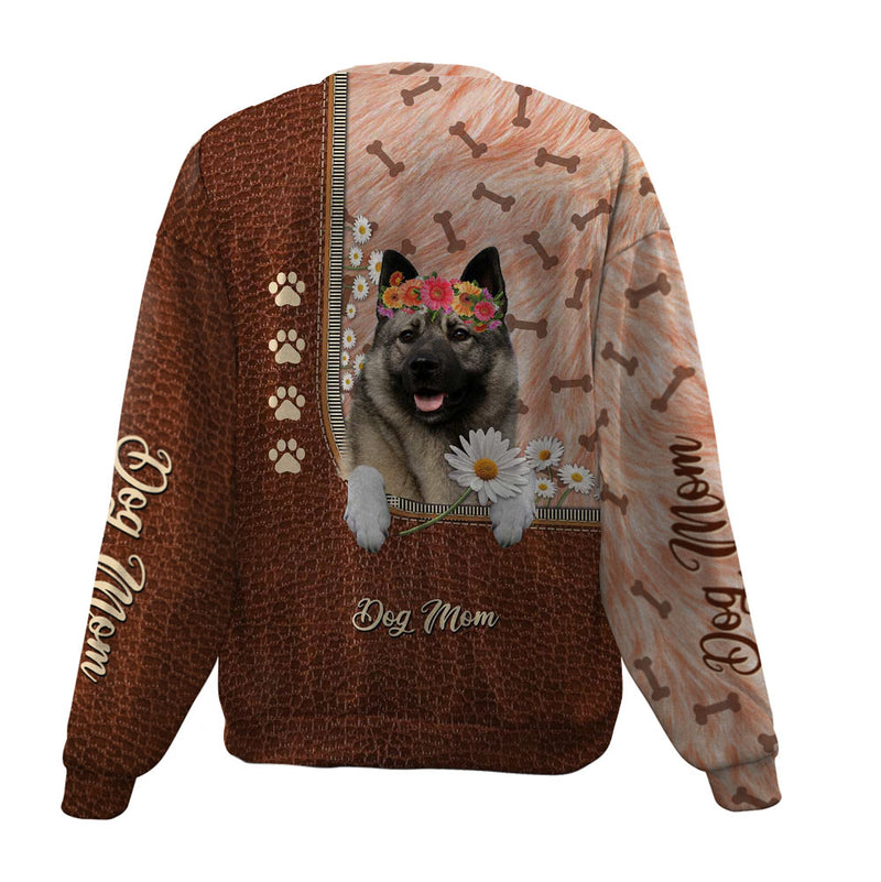 Norwegian Elkhound-Dog Mom-Premium Sweater
