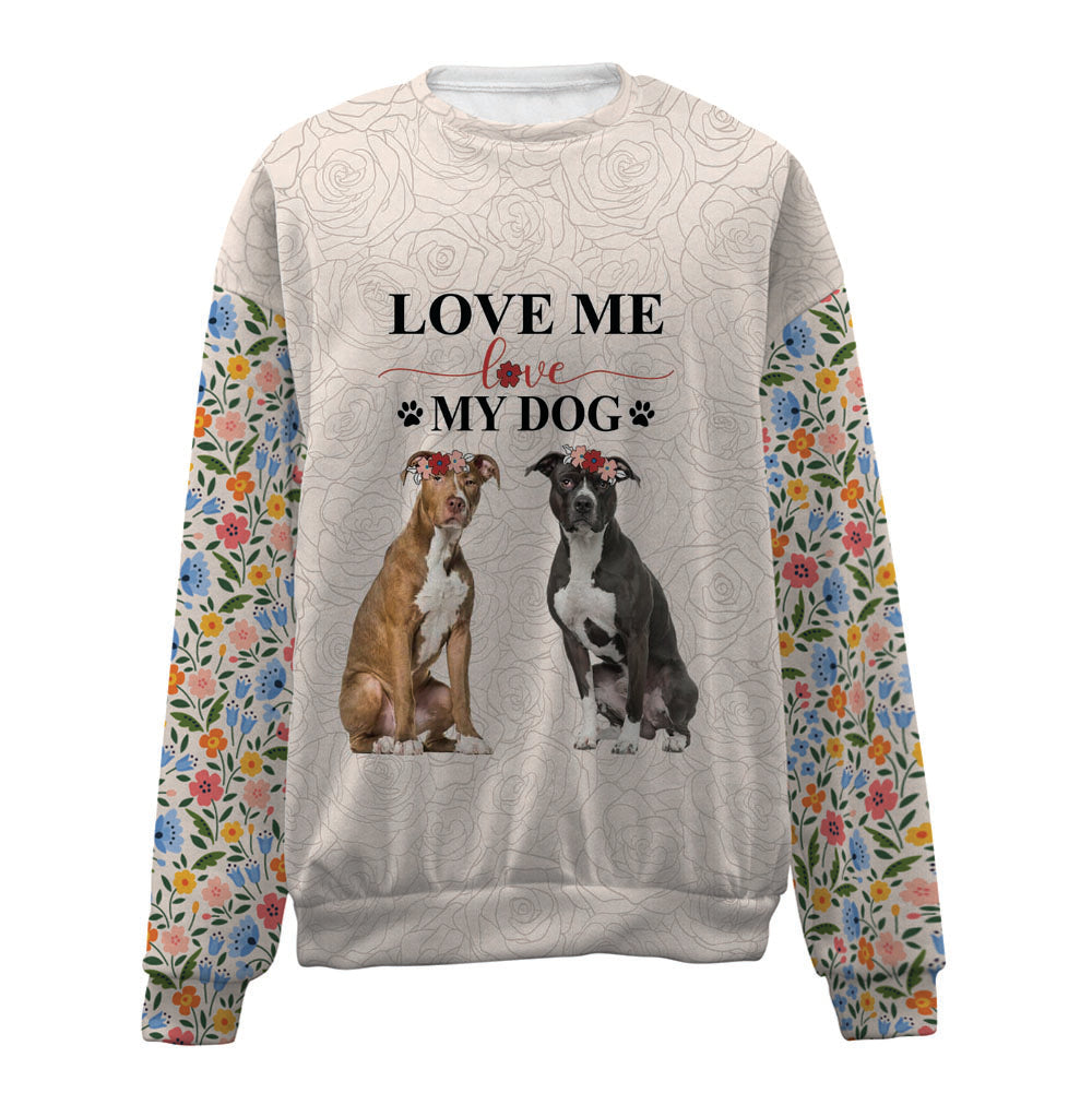 American Pit Bull Terrier-Love My Dog-Premium Sweater