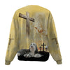 Bearded Collie-Jesus-Premium Sweater