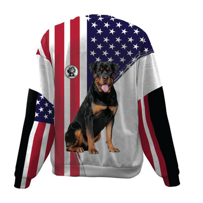 Rottweiler-USA Flag-Premium Sweater