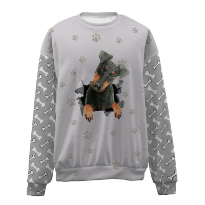 Manchester Terrier-Paw And Pond-Premium Sweater