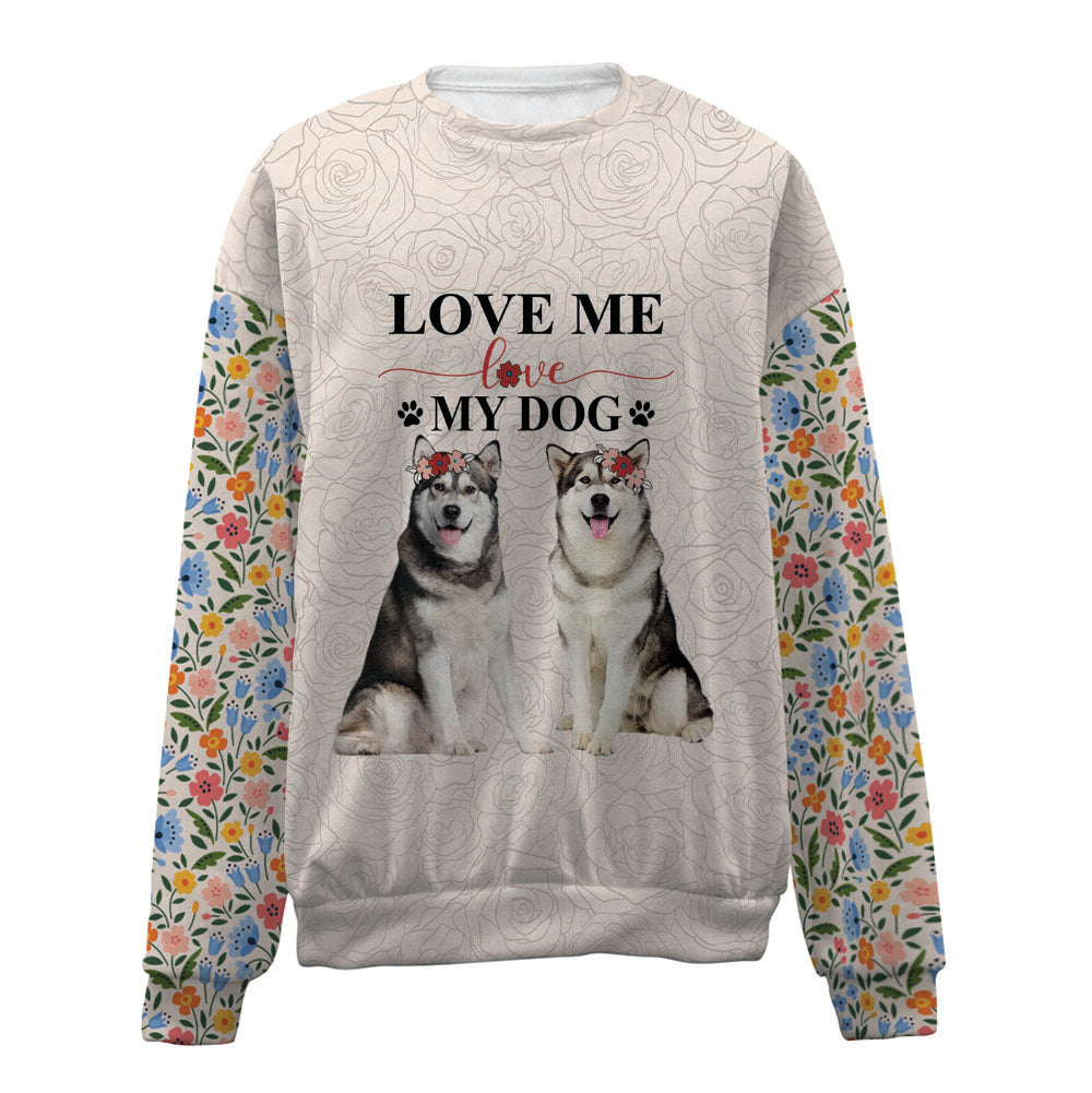 Alaskan Malamute-Love My Dog-Premium Sweater