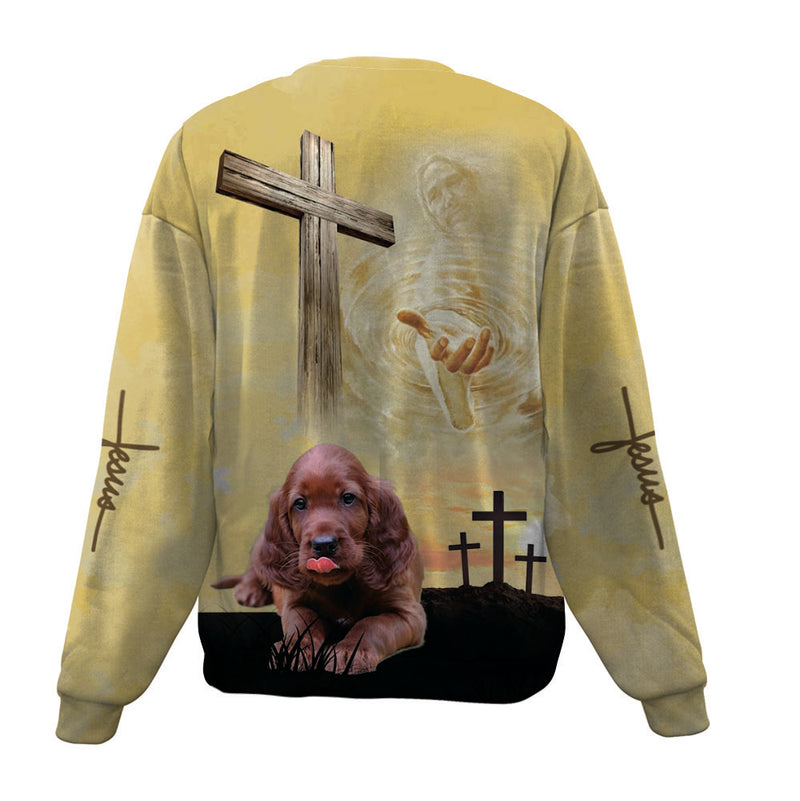 Irish Setter-Jesus-Premium Sweater