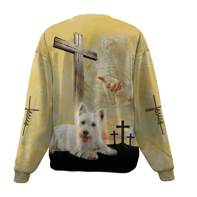 West Highland White Terrier-Jesus-Premium Sweater