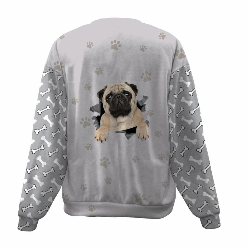 Pug-Paw And Pond-Premium Sweater