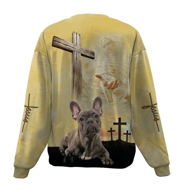 French Bulldog-Jesus-Premium Sweater