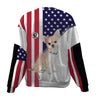 Chihuahua 2-USA Flag-Premium Sweater