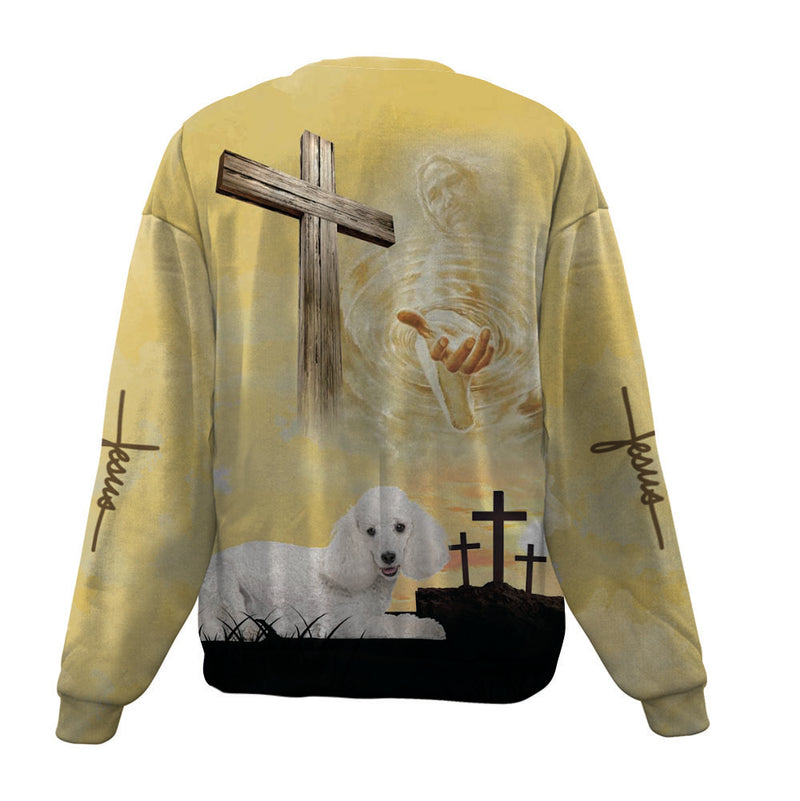 Poodle 3-Jesus-Premium Sweater