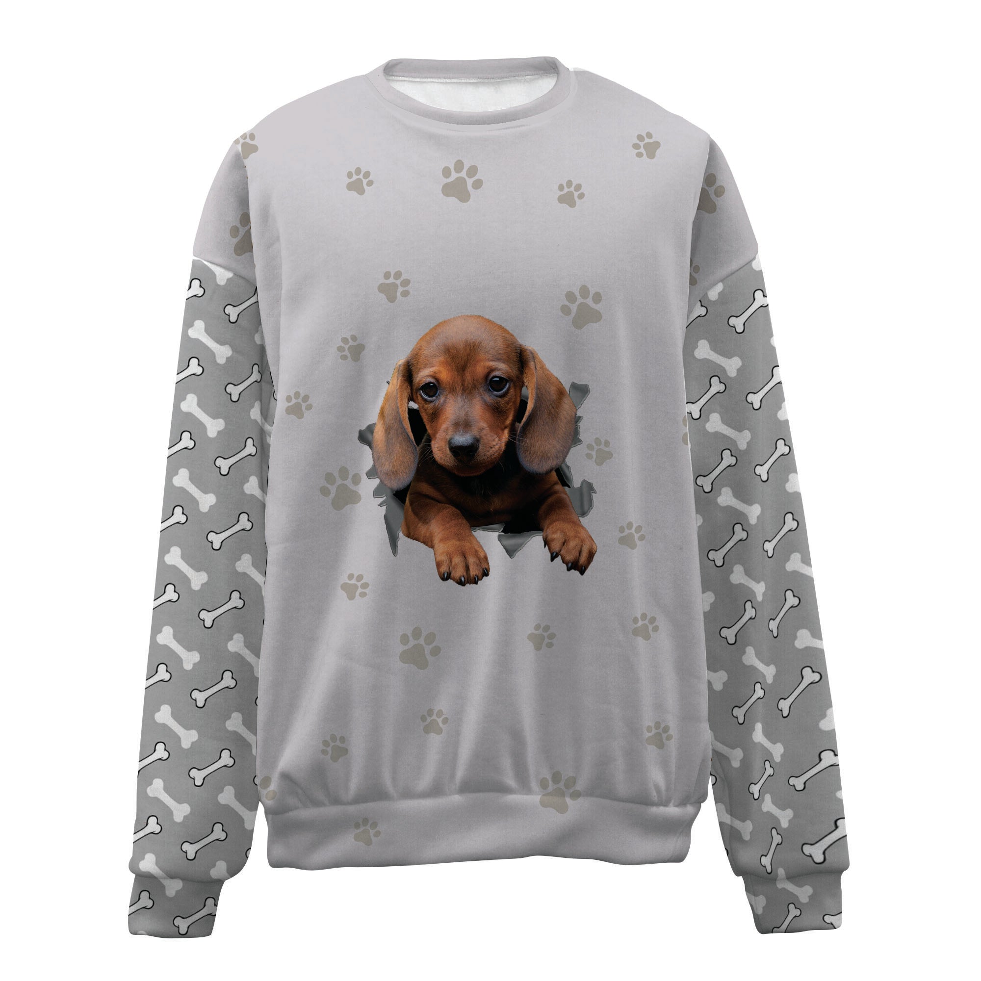 Dachshund-Paw And Pond-Premium Sweater