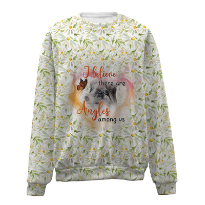 Blue Merle Collie-Angles-Premium Sweater