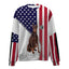 Doberman-USA Flag-Premium Sweater