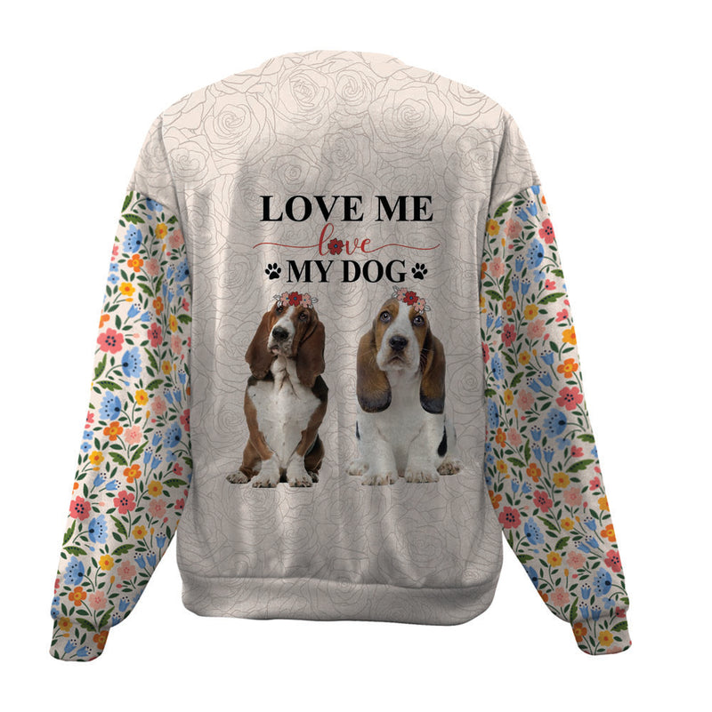 Basset Hound-Love My Dog-Premium Sweater