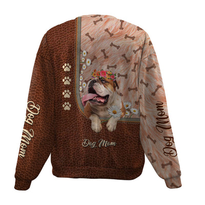 English Bulldog-Dog Mom-Premium Sweater