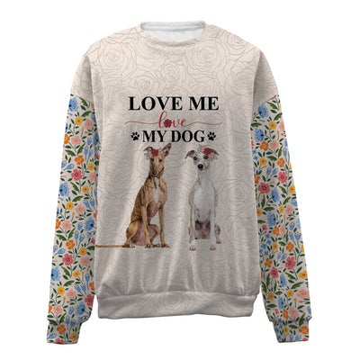 Whippet-Love My Dog-Premium Sweater