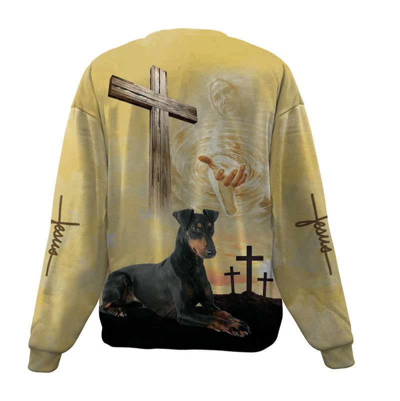 Manchester Terrier 2-Jesus-Premium Sweater