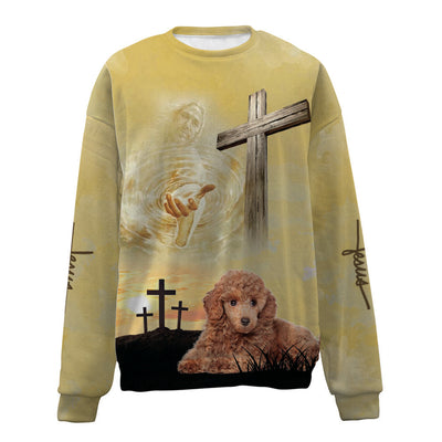 Poodle 2-Jesus-Premium Sweater