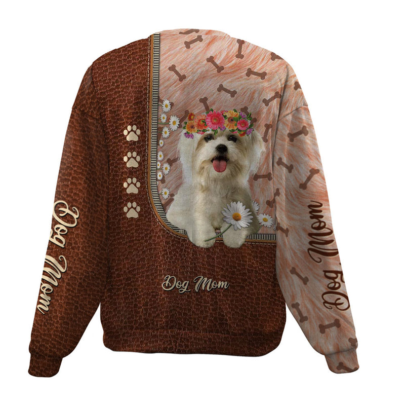 Maltese-Dog Mom-Premium Sweater