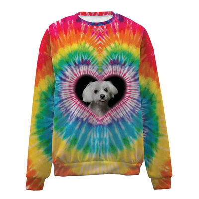 Maltese-Big Heart-Premium Sweater