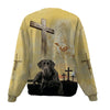 Labrador Retriever-Jesus-Premium Sweater