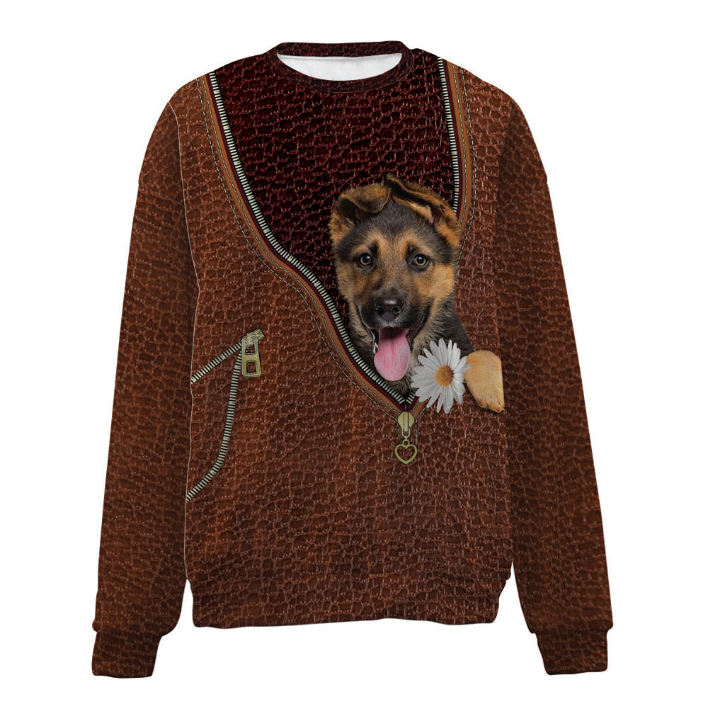 GERMAN SHEPHERD-Zip-Premium Sweater