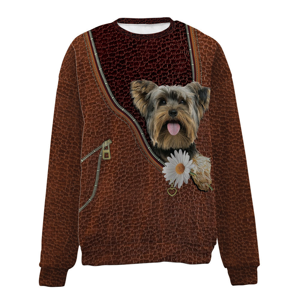 YORKSHIRE TERRIER-Zip-Premium Sweater