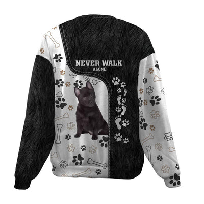 Schipperke-Never Walk Alone-Premium Sweater