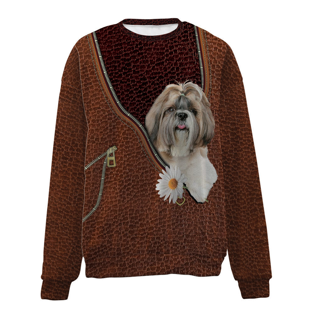 SHIH TZU-Zip-Premium Sweater